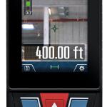 Bosch BLAZE 400 ft Outdoor Red Laser Distance Measurer, Bluetoooth Backlit Display