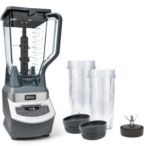 Ninja Countertop Blender (72-Oz, 4-Speed) (Grey)