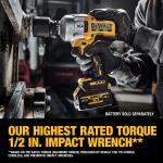 DEWALT 1/2-inch 20-volt High Torque Impact Wrench (Tool Only)