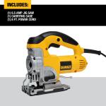 DEWALT DW331K 6.5 Amp Keyless Corded Variable Speed Jig Saw