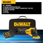 DEWALT DCS382H1 20V MAX XR Brushless Cordless Reciprocating Saw (w/ Charger and Battery)