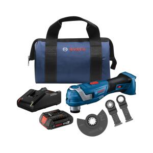 Bosch 18V Cordless Brushless 2 Amp Variable 6 Piece Oscillating Multi-Tool Kit with Soft Case