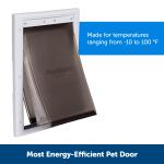 PetSafe 12.25 by 19.75 Inch Extreme Weather Large Dog Cat Entry Door