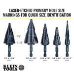 Klein Tools 1-1/8 inch Quick Release Step Drill Bit