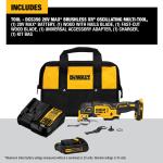 DEWALT 20-Volt MAX XR Brushless Cordless 3-Speed Oscillating Multi-Tool Kit