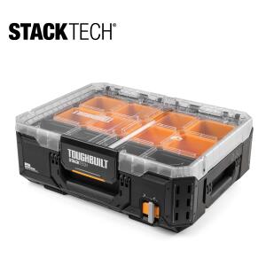 TOUGHBUILT STACKTECH 11 Compartment Large Plastic Small Parts Organizer