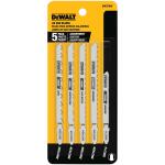 DEWALT 5-Piece T-Shank Jig Saw Blade Set