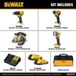 DEWALT 4-Tool Combo Kit 20V MAX XR - DCK421D2 