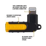 DEWALT90-Degree Audio Adapter for Lightning 