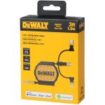 DEWALT3 in 1 Retractable 3-Feet Cable - 131 1364 DW2