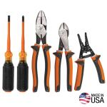 Klein Tools 5-Piece Screwdriver Set 1000V Insulated Tool Kit 