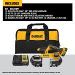 DEWALT DCS378P1 20V MAX* XR Brushless Cordless Mid-Size Bandsaw (5 Ah Battery and Charger Included) 