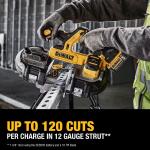 DEWALT 20V MAX* XR Dual Trigger Mid-Size Bandsaw - DCS379P1 ( with 5.0Ah Battery Kit)