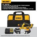 DEWALT 20V MAX* XR Dual Trigger Mid-Size Bandsaw - DCS379P1 ( with 5.0Ah Battery Kit)