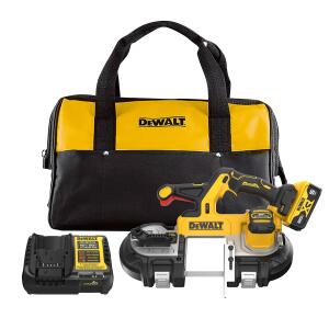 DEWALT 20V MAX* XR Dual Trigger Mid-Size Bandsaw - DCS379P1 ( with 5.0Ah Battery Kit)