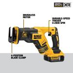 DEWALT 20-volt MAX XR Reciprocating Saw - Cordless Brushless Compact DCS367P1