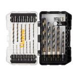 DEWALT 18-Piece 1/4-in Impact Ready Metal Drill Bit Set