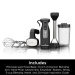 Ninja Foodi 5-Speed Hand Mixer and Blender Combo (Black)