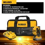 DEWALT DCS384WW1 20V MAX XR Brushless Cordless Reciprocating Saw (w/ Charger and Battery)