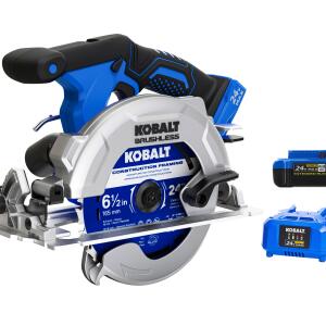 Kobalt 24-Volt Brushless Circular Saw with Battery and Charger