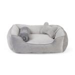 EveryYay Rectangular Gray Small Pet Sofa Bed Dog Cat