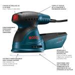 Bosch 120V 2.5 Amp Variable Random Orbital Corded Sander with Dust Management