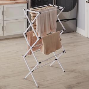 Style Selections 3 Tier 24.5 Inch Metal Drying Rack