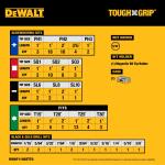 DEWALT 110-Piece Tough Grip Screwdriver Bit Set