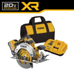 DEWALT 20V MAX XR 7-1/4 inch Brushless Cordless Circular Saw (8.0 Ah Battery and Charger included)