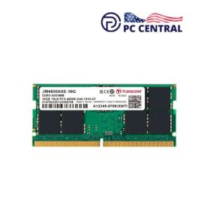 Transcend JetRam 16GB DDR5 Unbuffered SO-DIMM RAM Module (1 x 16GB) 