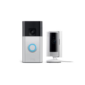 Ring Starter Set Doorbell and Indoor Cam (Battery included)