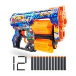 Zuru X-Shot Skins Dread Foam Blaster (12 Dart) by ZURU x Sonic The Hedgehog Toy for Kids, Teens, Adults