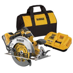 DEWALT 20V MAX XR 7-1/4 inch Brushless Cordless Circular Saw (8.0 Ah Battery and Charger included)