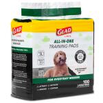 Glad 100 Large 23 Inch Pet All in One Training Pads