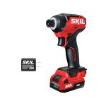 SKIL PWR CORE 1/4-inch Brushless Cordless Impact Driver, 12-volt (Includes Battery and Charger)