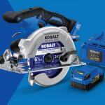 Kobalt 24-Volt Brushless Circular Saw with Battery and Charger