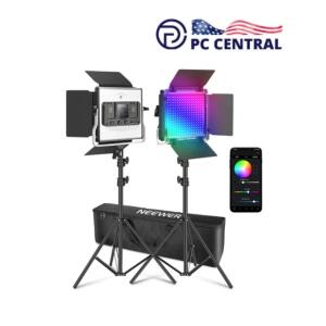 Neewer Upgraded RGB 660 PRO II LED Video Light Kit (2-Pack)