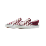 Vans Men's U Classic Slip-On Checkerboard Burgundy Size 11