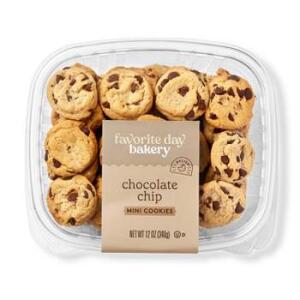 Mini Chocolate Chip Cookies -2pcs 12oz - Favorite Day™