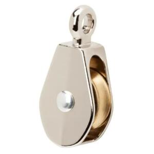 Everbilt 2 in. Nickel-Plated Fixed Pulley