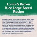 Natural Balance Limited Ingredient With-Grain Large Breed Adult Dry Dog Food - Lamb & Brown Rice 26lb