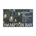 Hampton Bay 24-Light 48 ft. Indoor/Outdoor String Light with S14 Single Filament LED Bulbs