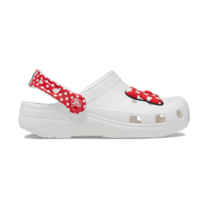 Crocs Toddler Disney Minnie Mouse Classic Clog White/Red