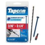 Tapcon 3/16 in. x 3-1/4 in. Star Flat-Head Concrete Anchors (75-Pack)