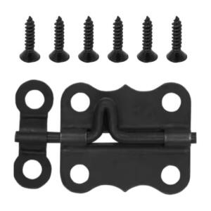 Everbilt 1-3/4 in. Decorative Barrel Bolt Matte Black