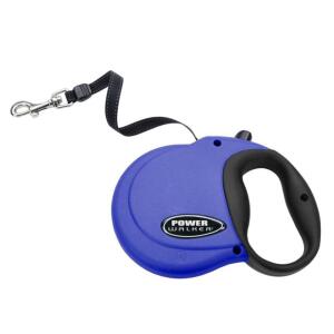 Coastal Power Walker Rectractable Leash Medium Blue Black 16ft 64 lbs