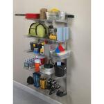 RubbermaidFasttrack Garage 16 in. Deep Shelf Bracket with Speed Clips, 350 lbs. Capacity,Wall Mounted Storage, Organization System (FG5E20FTSNCKL)