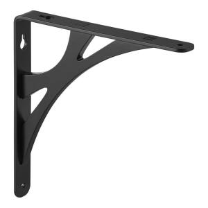 Everbilt8 in. Black Contempo Steel Shelf Bracket (46403PKLHD)