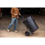 Gorilla800 lbs. Capacity Steel Hand Truck with Multi-Grip Handle, Wideload Toe Plate, Super Duty Axle with Non-Slip Foot Lever (GHS-8)