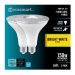 EcoSmart 150-Watt Equivalent PAR38 Spot Light Energy Star Dimmable CEC LED Light Bulb Bright White (2-Pack)